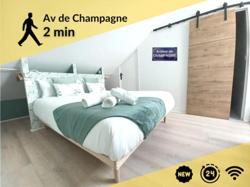 Ferienwohnung #Seasons. 2' From Av Champagne. Design Cocoonig. New Épernay Exterior foto